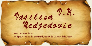 Vasilisa Međedović vizit kartica